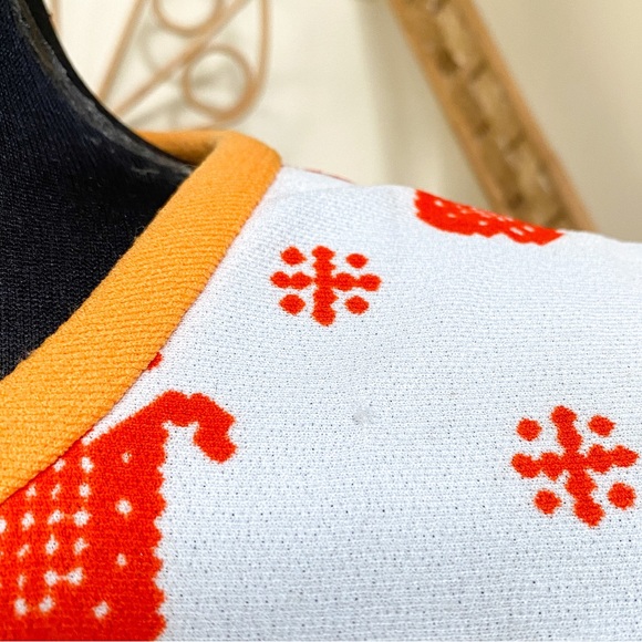 Vintage 70s Maxi Dress Folk Print - Picture 6 of 8